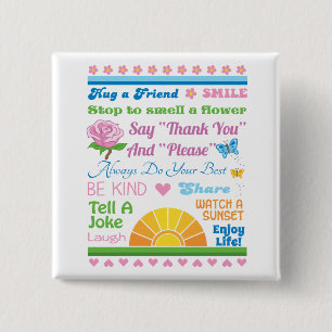 Geniet van levensechte Button