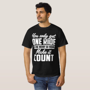 Geniet van levensechte Vibes T-shirt