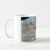 Geniet van LOVE - De grootste veroordeling is de m Koffiemok (Links)