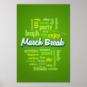 Geniet van maart Break Poster (Voorkant)