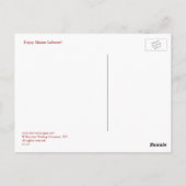 Geniet van Maine Lobster! Briefkaart (Achterkant)