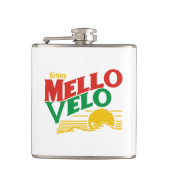 Geniet van Mello Velo Heupfles (Voorkant)