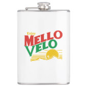 Geniet van Mello Velo Heupfles (Voorkant)