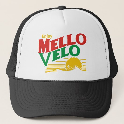 Geniet van Mello Velo Trucker Pet (Voorkant)