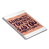 Geniet van muziek of tekst - /positivice.com/ notitieboek (Rechterzijde)