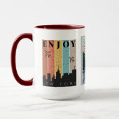 Geniet van New York | Reizende foto Mok (Links)