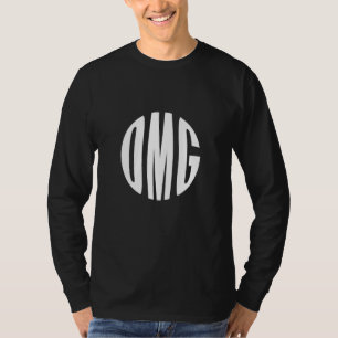 Geniet van OMG Oh My God Illustratie Grafische Ont T-shirt