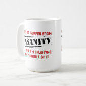 Geniet van onhygiëne Funny Mug Koffiemok (Voorkant links)