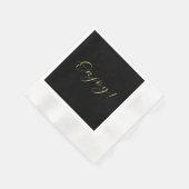 "Geniet van  papier" Napkin Servet (Hoek)