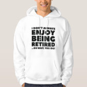 Geniet van pensioen hoodie (Voorkant)