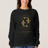 Geniet van Pisces Zodiac Sign Novelty Graphic T - Trui (Voorkant)