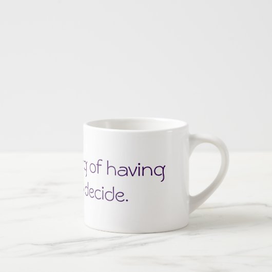 Geniet van prijsopgave espresso kop (Rechts)