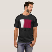 Geniet van Qatar Flag Graphic-T - shirts en koele (Voorkant volledig)