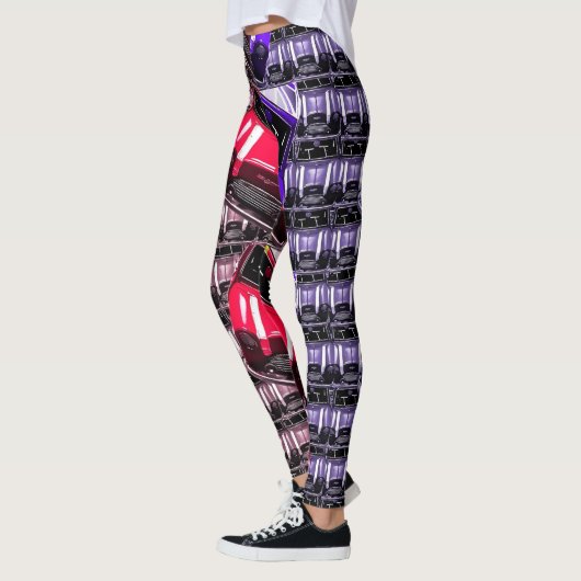 "Geniet van raceauto" Leggings (Links)