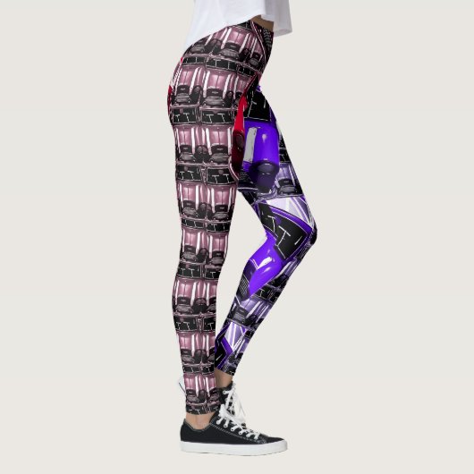 "Geniet van raceauto" Leggings (Rechts)