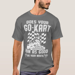 Geniet van racen als Mouth Karting GoCart Racer T-shirt