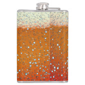 Geniet van regen - Fun Heupfles (Achterkant)