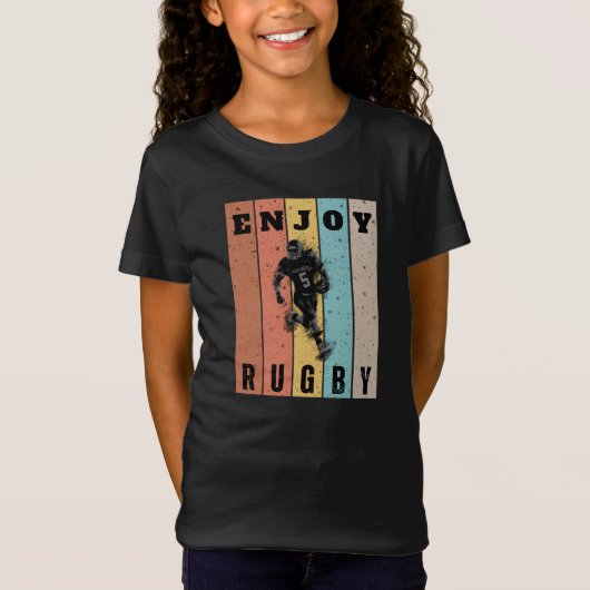 Geniet van Rugby T-shirt (Voorkant)