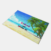 Geniet van rust! deurmat (Schuin)