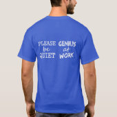 Geniet van shirten en jassen op het werk t-shirt (Achterkant)
