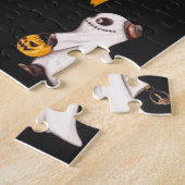 Geniet van spaak met me Halloween Legpuzzel (Zijkant)