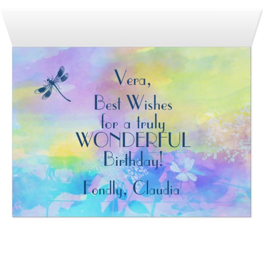 Geniet van uw 'Birthday Danske Dog'-Kaart (Binenzijde Horizontaal (Onderkant))