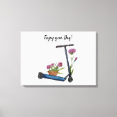 Geniet van uw dag Waterverf Art Canvas Print (Voorkant)