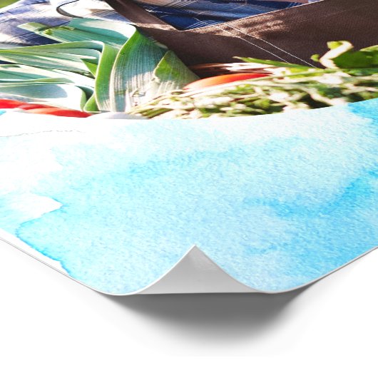 Geniet van uw gouden jaren Grappige woordspeling G Poster (Hoek)