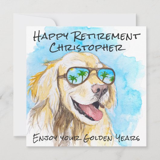 Geniet van uw gouden jaren Leuke grap Gelukkig pen Feestdagenkaart (Voorkant)