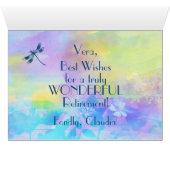 Geniet van uw Kaart met een rustpauze (Binenzijde Horizontaal (Onderkant))