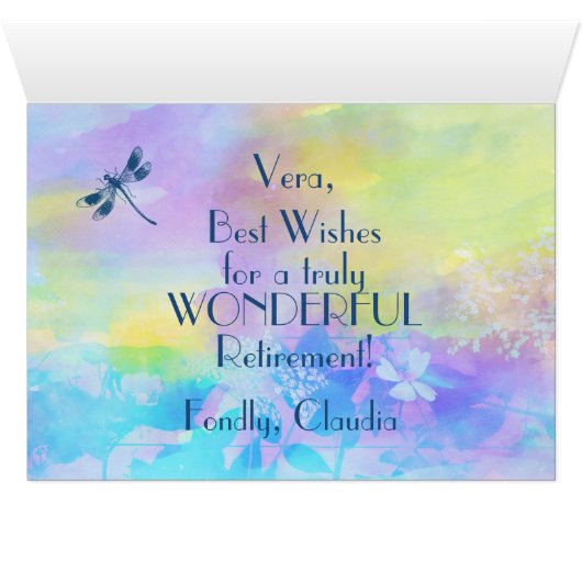 Geniet van uw Kaart met een rustpauze (Binenzijde Horizontaal (Onderkant))