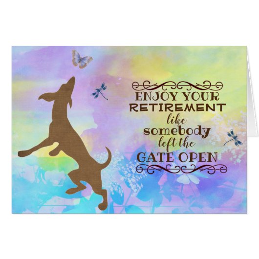 Geniet van uw Kaart met een rustpauze (Voorkant Horizontaal)