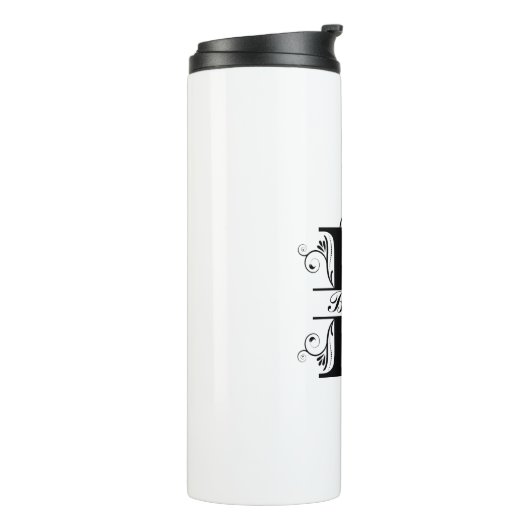 Geniet van uw koffie met uw gepersonaliseerde Mono Thermosbeker (Gedraaid links)