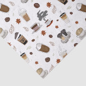 Geniet van uw koffiebedrijf tissuepapier (Detail)