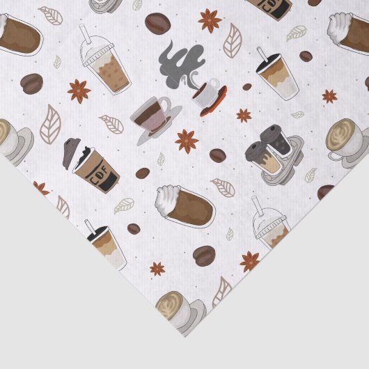 Geniet van uw koffiebedrijf tissuepapier (Detail)