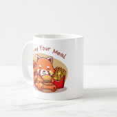 Geniet van uw maaltijd koffiemok (Voorkant links)
