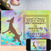 Geniet van uw Premier Dansende Dog-Waterverf