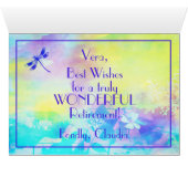 Geniet van uw Premier Dansende Dog-Waterverf (Binenzijde Horizontaal (Onderkant))