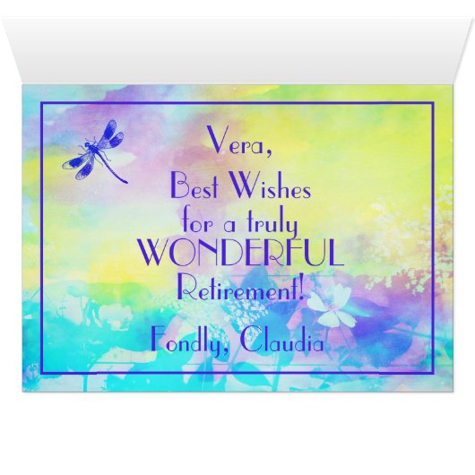 Geniet van uw Premier Dansende Dog-Waterverf (Binenzijde Horizontaal (Onderkant))