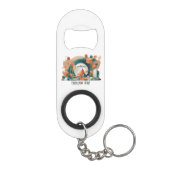 Geniet van uw verblijf quote AI art Mini Flessenopener (Achterkant)