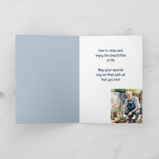 Geniet van uw verjaardag voor tuinieren tuinen kaart (Binnen)