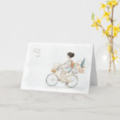 Geniet van uw Wenskaart met omloop op de dag Kaart (Gele Bloem)