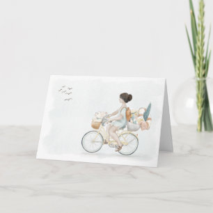 Geniet van uw Wenskaart met omloop op de dag Kaart