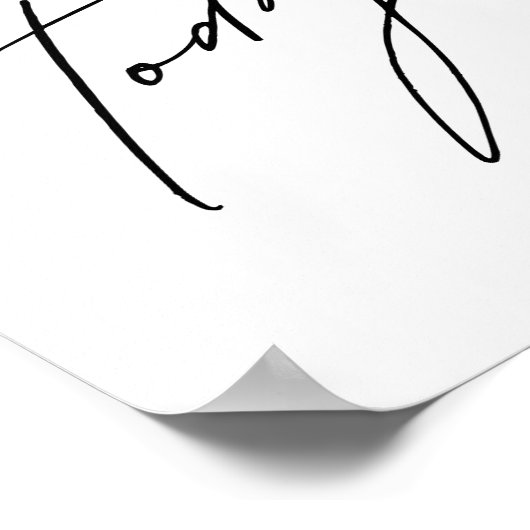 geniet van vandaag. Poster en Prints (Hoek)