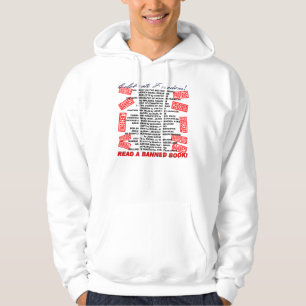 Geniet van vrijheid!  Lees een BANNED Book! (stamp Hoodie