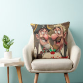 Geniet van vrolijk kerstfeest kussen (Stoel)
