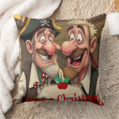Geniet van vrolijk kerstfeest kussen (Deken)