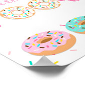 Geniet van wat pink-donut-prinkestiket poster (Hoek)