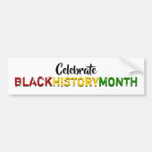 Geniet van ZWARTE ZINKMAAND Bumpersticker (Voorkant)