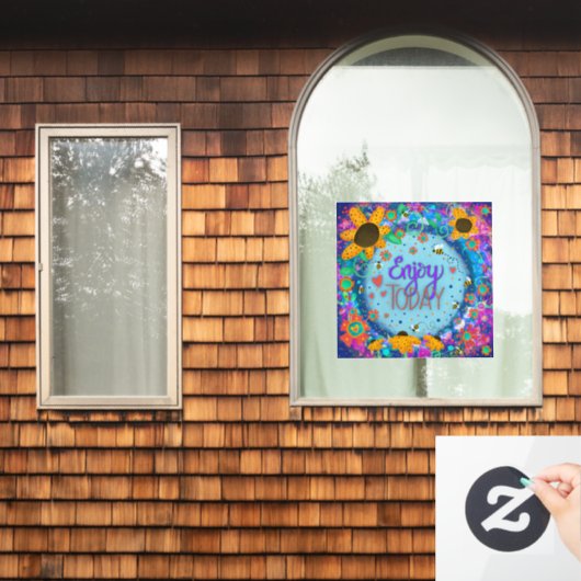 Geniet Vandaag “Inspirivity” Raamsticker (Huis Raam)